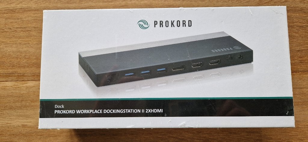 PROKORD WORKPLACE DOCKINGSTATION II 2XHDMI - Nieuw, Computers en Software, Docking station, Laptop, Nieuw, Ophalen of Verzenden