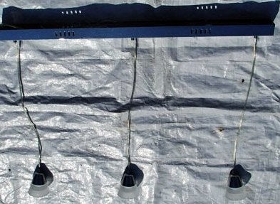 Hanglamp op rail, Kunststof, E14 (klein), Ophalen of Verzenden, Zo goed als nieuw