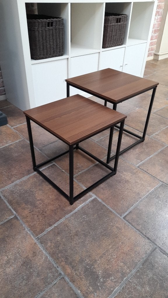 Tafelset 2-delig, Huis en Inrichting, Tafels | Salontafels, Minder dan 50 cm, Gebruikt, Minder dan 50 cm, Ophalen