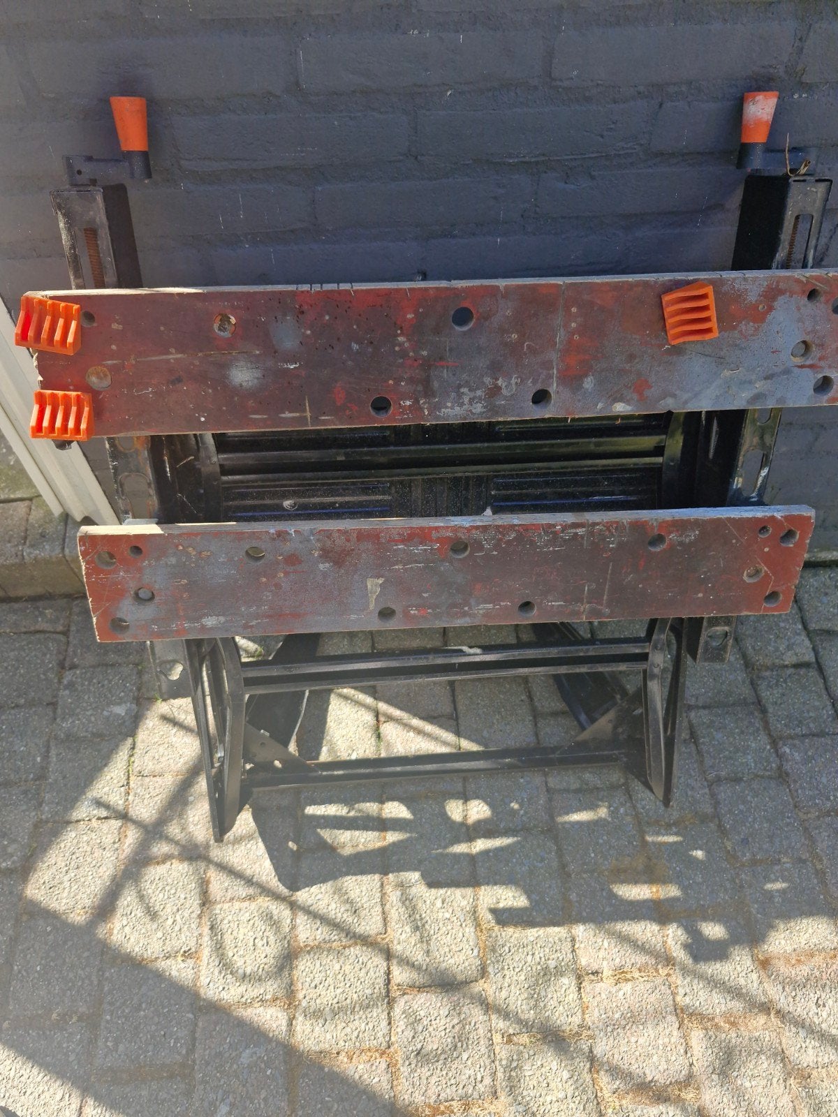 Gebruikte werkbank met bankschroef, Ophalen, Gebruikt, 70 tot 120 cm, Bankschroef