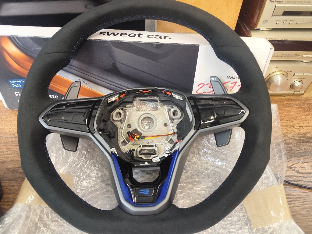 Stuur Golf 8 R originele Nieuwe alcantara stuur, Auto-onderdelen, Ophalen of Verzenden, Nieuw, Volkswagen