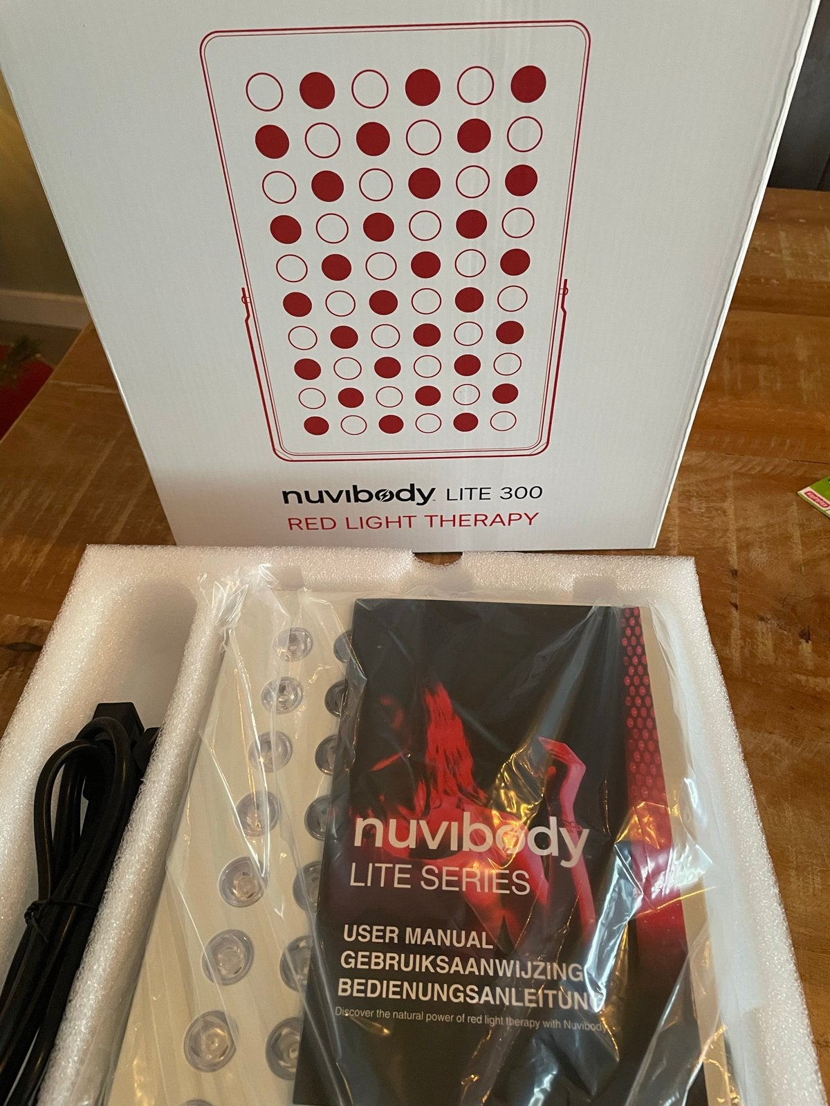 LED Nuvibody rood Licht Therapie, Ophalen of Verzenden, Zo goed als nieuw, Overige typen
