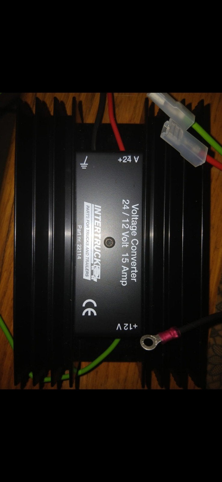 Intertruck Voltage Converter 24V naar 12V 15 Amp, Ophalen of Verzenden, Nieuw