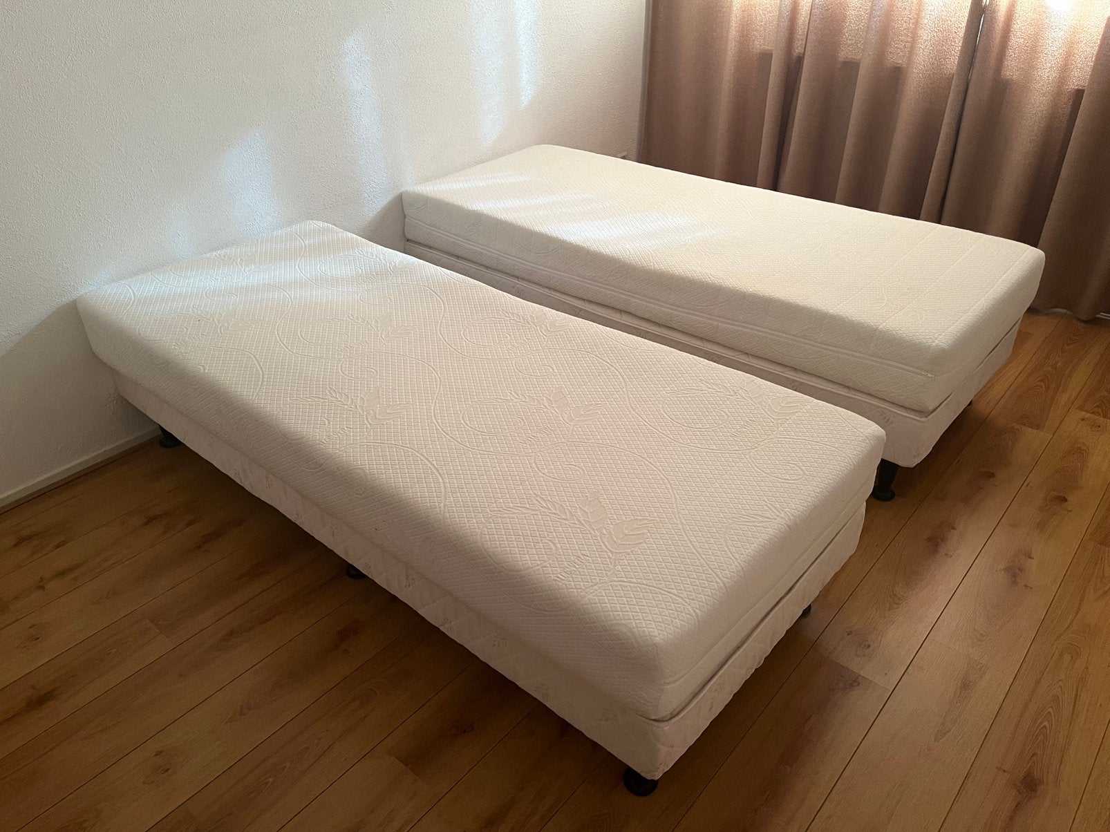 Boxspring 160/200, Huis en Inrichting, Ophalen, Zo goed als nieuw, Tweepersoons, 160 cm