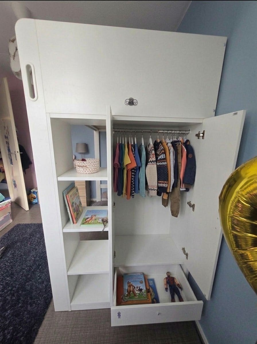 hoogslaper smastad ikea, Kinderen en Baby's, Kinderkamer | Stapelbedden en Hoogslapers, Ophalen, Zo goed als nieuw, Hoogslaper