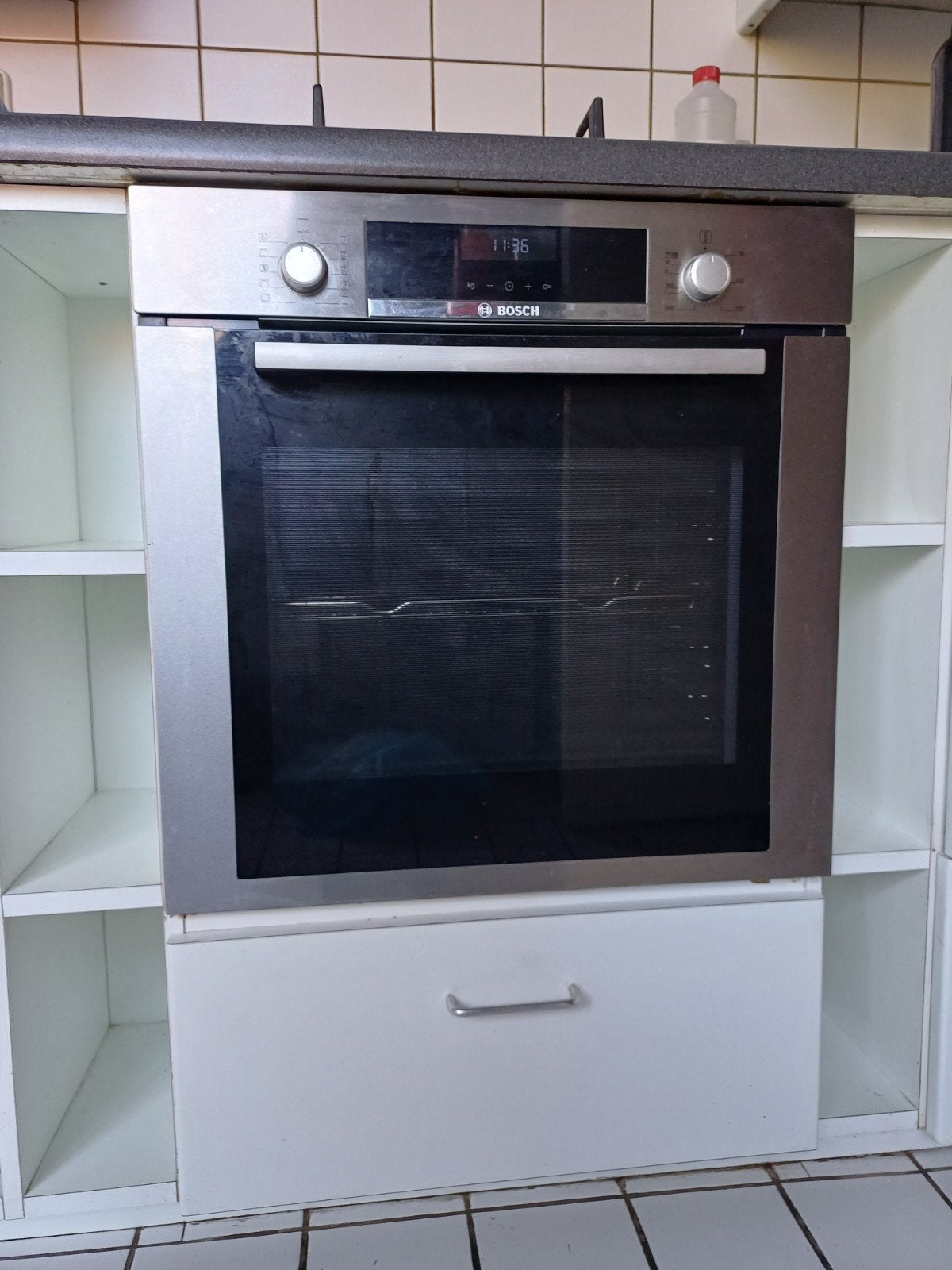 Bosch Inbouwoven - Zo goed als nieuw, Witgoed en Apparatuur, Ophalen, Oven, Hete lucht, Bosch