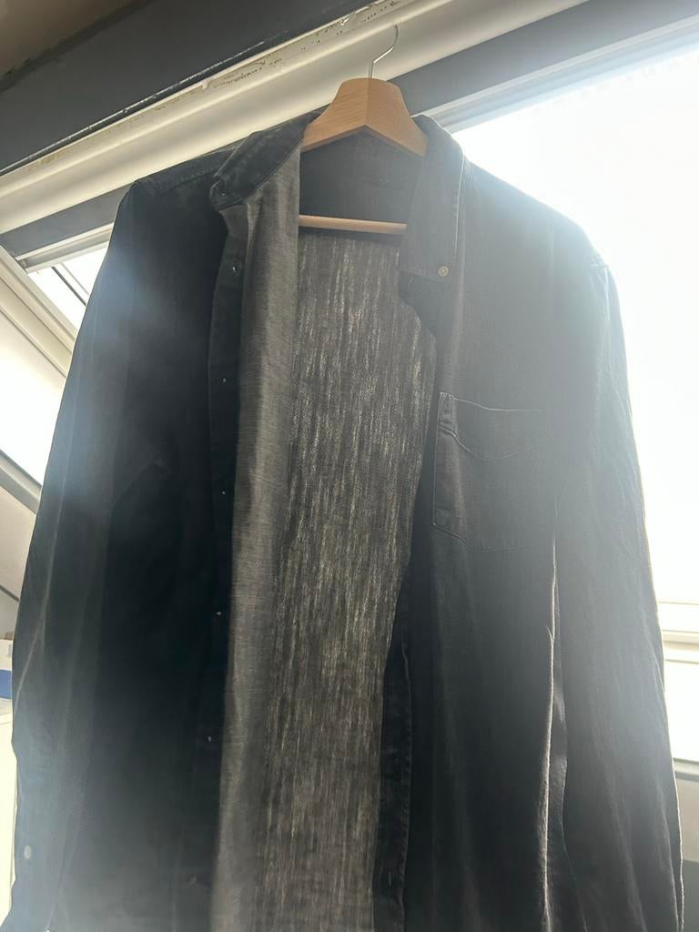 DENHAM denim overshirt L – zgan – retail €180, Ophalen of Verzenden, Zo goed als nieuw, Maat 52/54 (L), Grijs