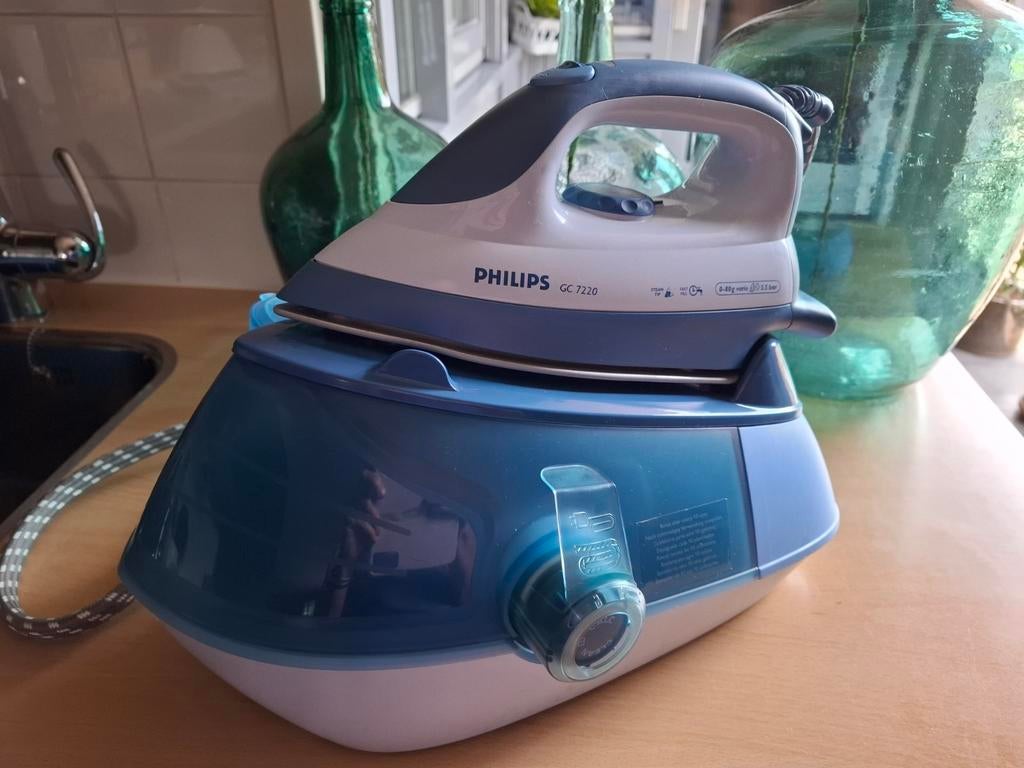 Philips GC7220 Stoomsysteem0 reviews, Ophalen, Zo goed als nieuw, Strijkijzer met snoer