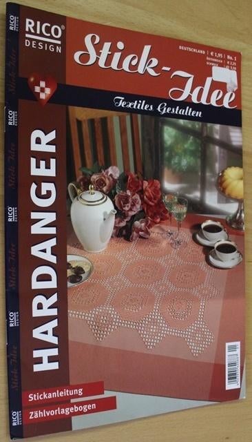 Rico Design - Stick-Idee - Hardanger - 105133, Ophalen of Verzenden, Gebruikt, Handborduren, Patroon