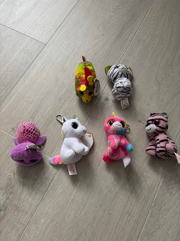 Mini Ty Knuffels Sleutelhangers, Kinderen en Baby's, Speelgoed | Knuffels en Pluche, Ophalen of Verzenden, Zo goed als nieuw, Overige typen