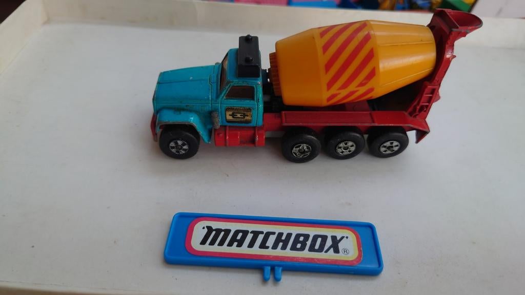 Matchbox Super Kings K-8 Cement Mixer, Ophalen of Verzenden, Gebruikt, Bus of Vrachtwagen, Matchbox