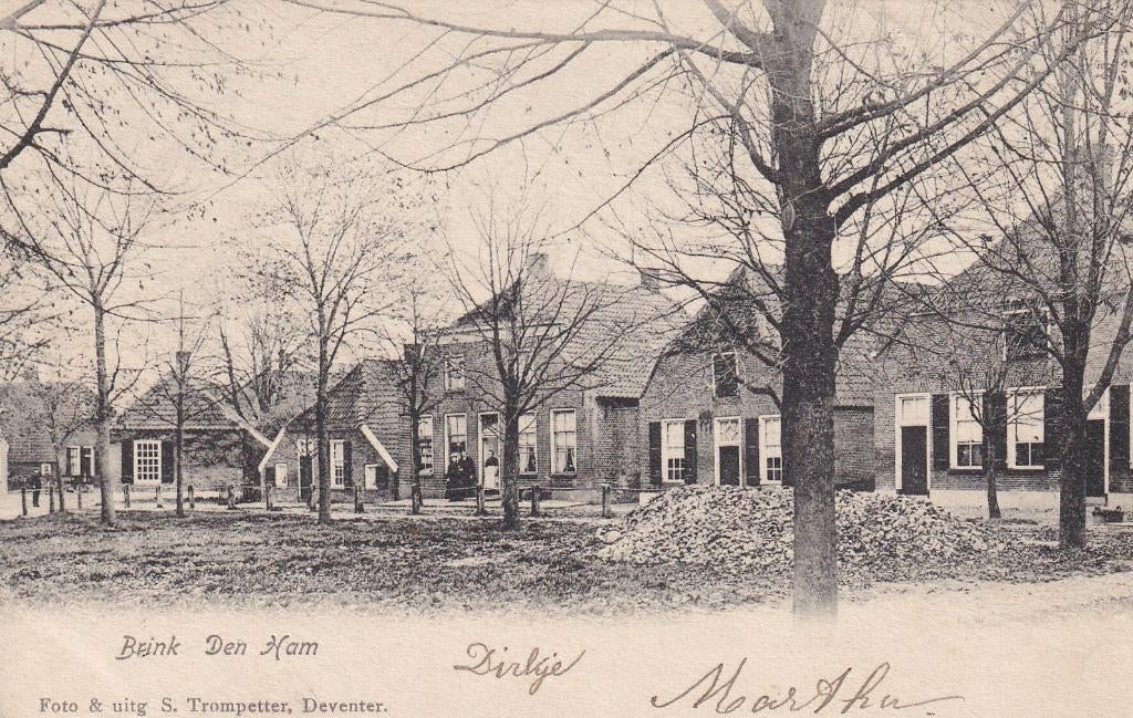 Den Ham, 1909., Verzenden, Voor 1920, Gelopen, Overijssel