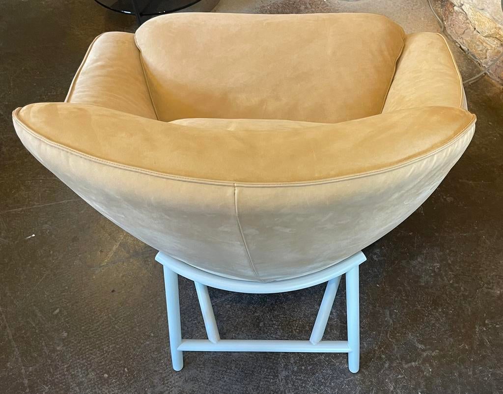 Pode by Leolux Tresto fauteuil nieuw, Huis en Inrichting, Fauteuils, Ophalen, Nieuw, 75 tot 100 cm, Leer