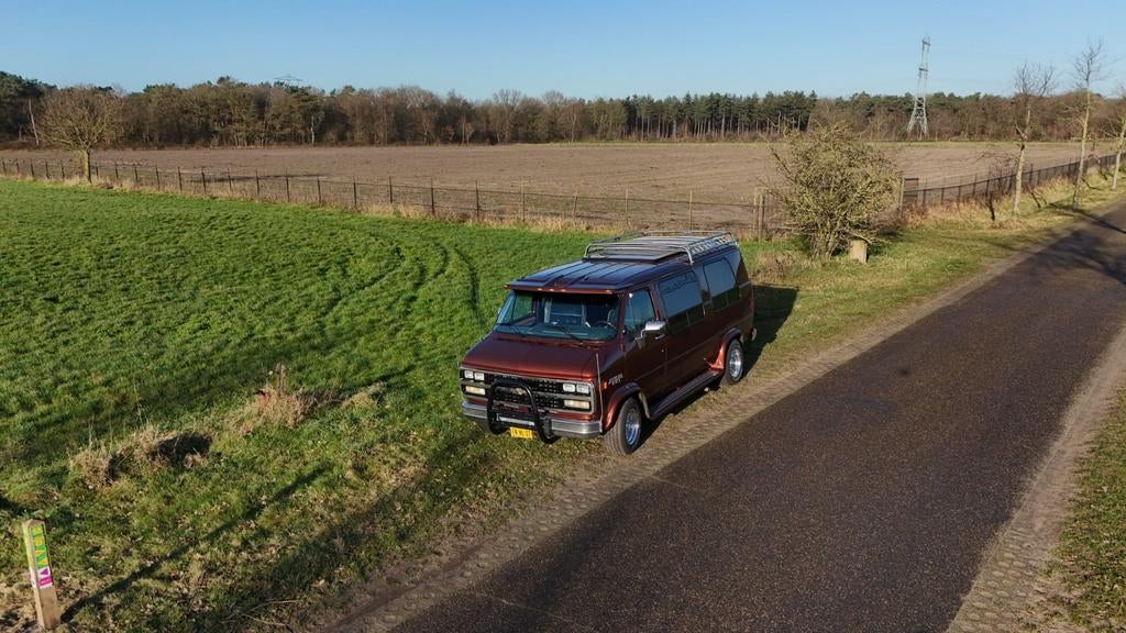 Chevrolet Chevy van g20 camper, Auto's, Bestelauto's, Bedrijf, ABS, Bluetooth, Elektrische ramen, Keyless entry, Radio, Chevrolet