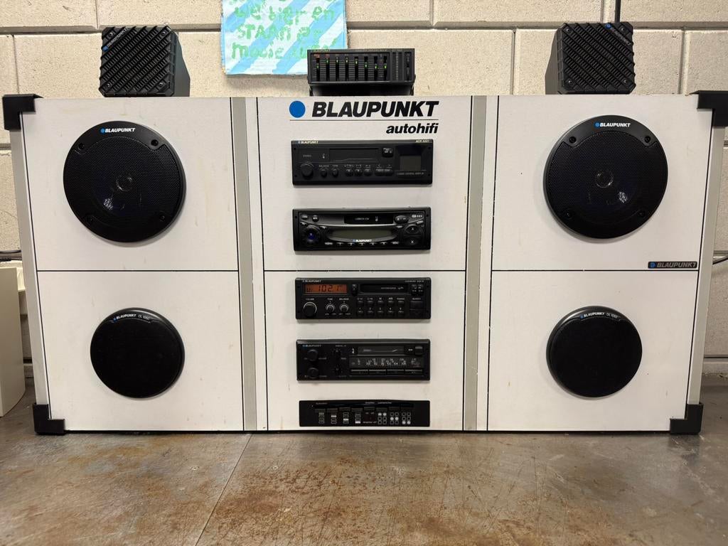 Blaupunkt Vintage Demo Kast  Retro  Uniek Verzamelobject, Auto diversen, Autoradio's, Ophalen of Verzenden, Gebruikt