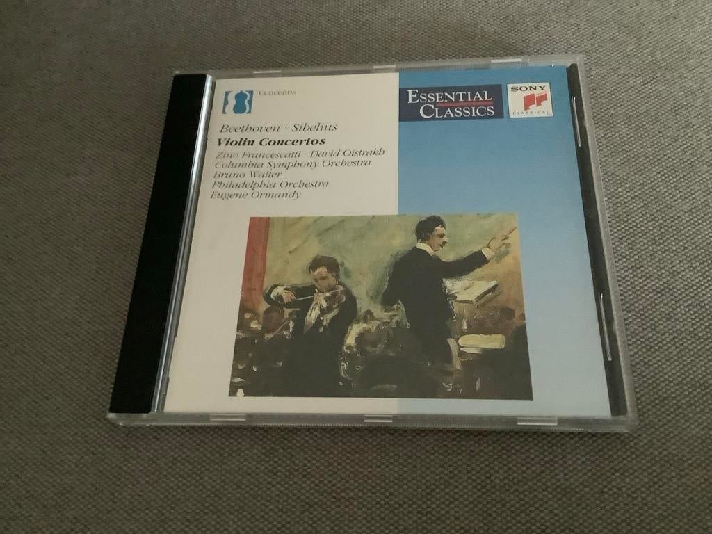 Beethoven & Sibelius Vioolconcerten - Zino Francescatti, Cd's en Dvd's, Ophalen of Verzenden, Romantiek, Zo goed als nieuw, Orkest of Ballet