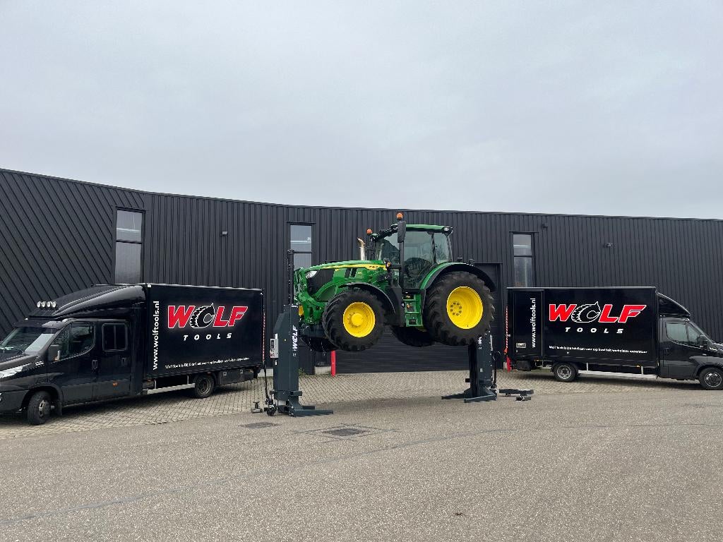 Agriadapter t.b.v. mobiele kolommen voor landbouwtractoren