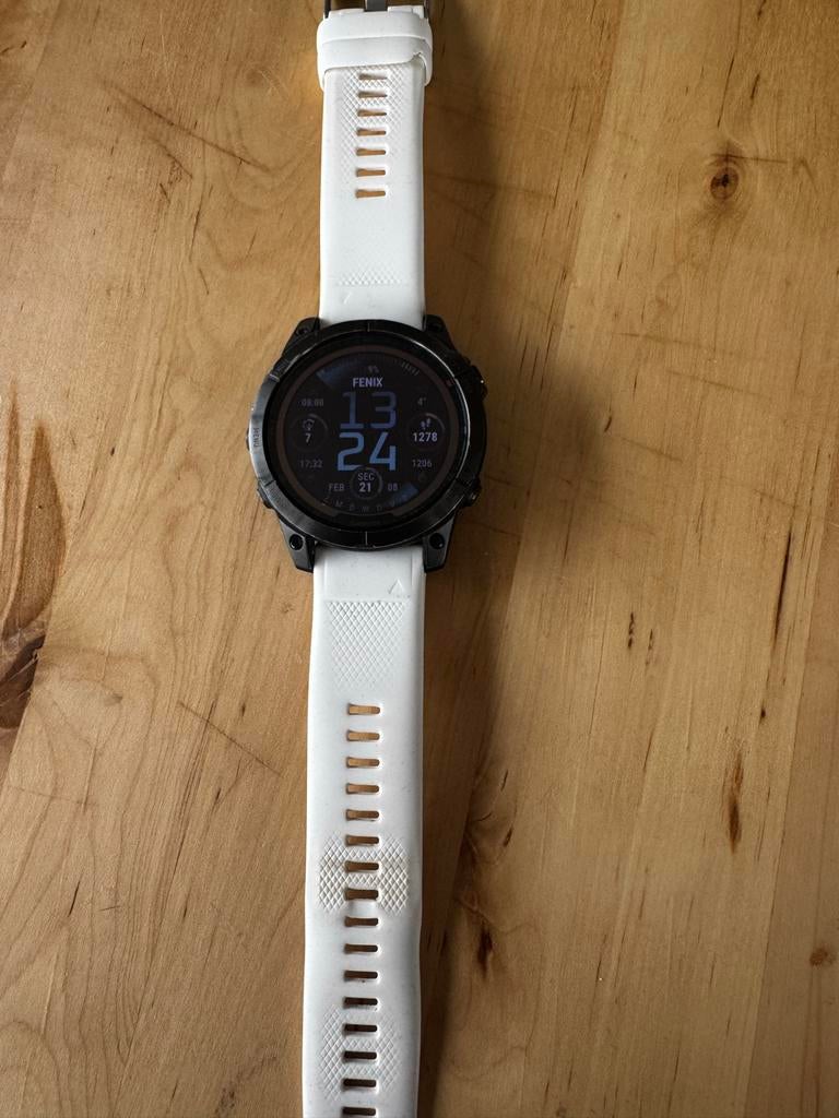 Garmin Fenix 7 sapphire solar titanium, Sieraden, Tassen en Uiterlijk, Smartwatches, Afstand, Zwart, Ophalen of Verzenden, Zo goed als nieuw