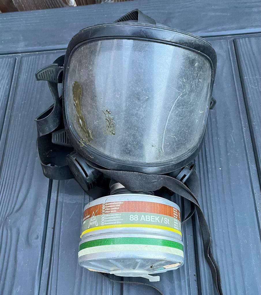 Duits gasmasker Auer TR82 volgelaatsmasker, Ophalen of Verzenden, Landmacht, Duitsland