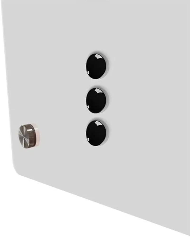 Magnetisch glassboard 120x240cm glazen whiteboard wit, Ophalen, Nieuw, Whiteboard