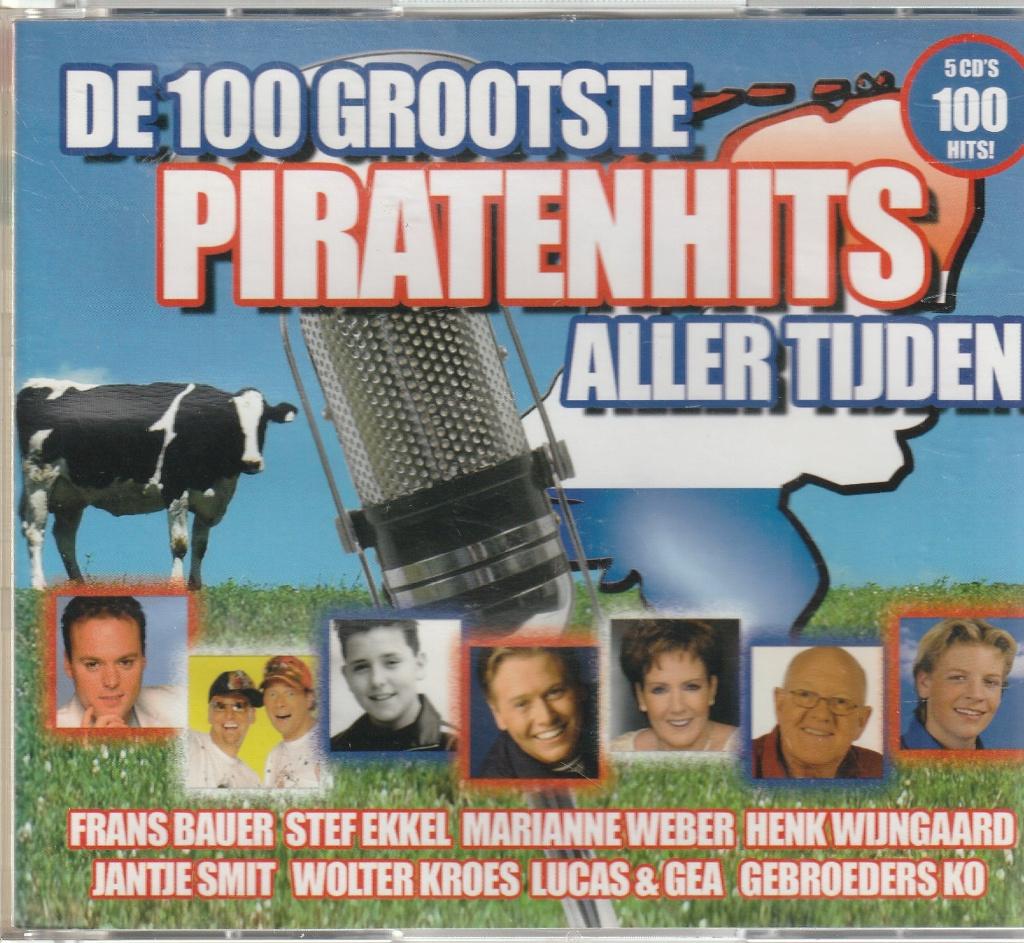 De 100 Grootste Piratenhits Allertijden ( 5 cd box ), Verzenden, Zo goed als nieuw, Levenslied of Smartlap