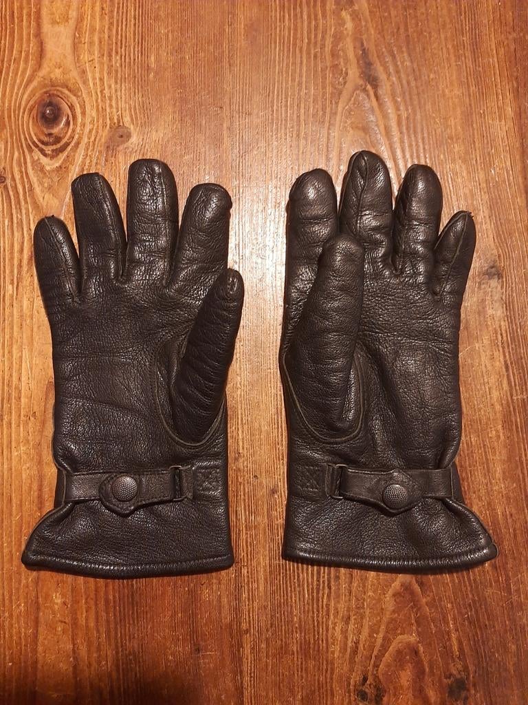 Leren handschoenen maat 9, Ophalen of Verzenden, Overige maten, Zwart