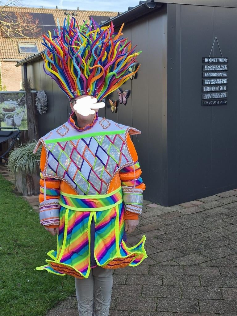 Carnavalskleding / Feestkleding - Meerdere Doeleinden, Ophalen, Carnaval, Zelfgemaakt, Maat 42/44 (L)