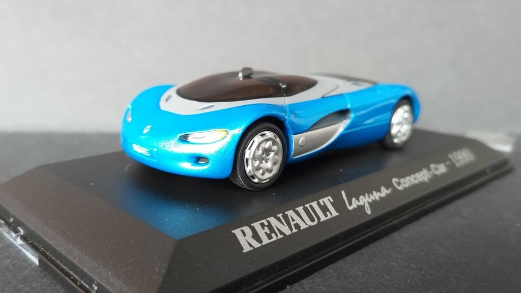 Renault Laguna Concept Car 1990 1:43 Altaya ixo Pol, Overige merken, Auto, Verzenden, .