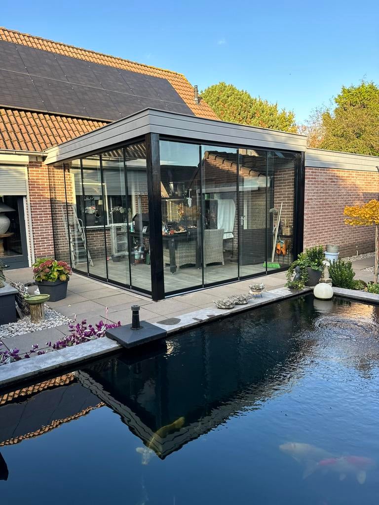 Eazy Glazen Schuifwanden !!Scherpe Prijzen !!, Tuin en Terras, Ophalen of Verzenden, Nieuw, Veranda