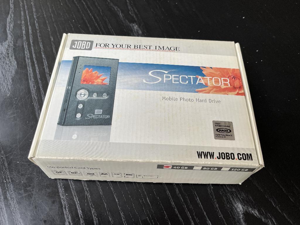 Jobo Spectator 40 GB foto opslag in originele verpakking, Ophalen, Gebruikt