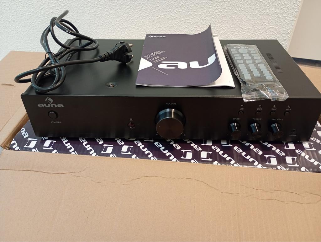 Nieuw Auna hifi versterker Av2-cd508, Ophalen of Verzenden, Nieuw, Audio