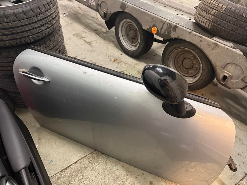 Rechter voorportier Mini R50/R52/R53 - Zilver, Ophalen, Gebruikt, Mini, Voor