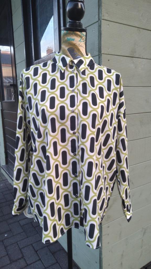 Zara Overhemd blouse met print L, Kleding | Dames, Overige kleuren, Verzenden, Zara, Maat 42/44 (L)