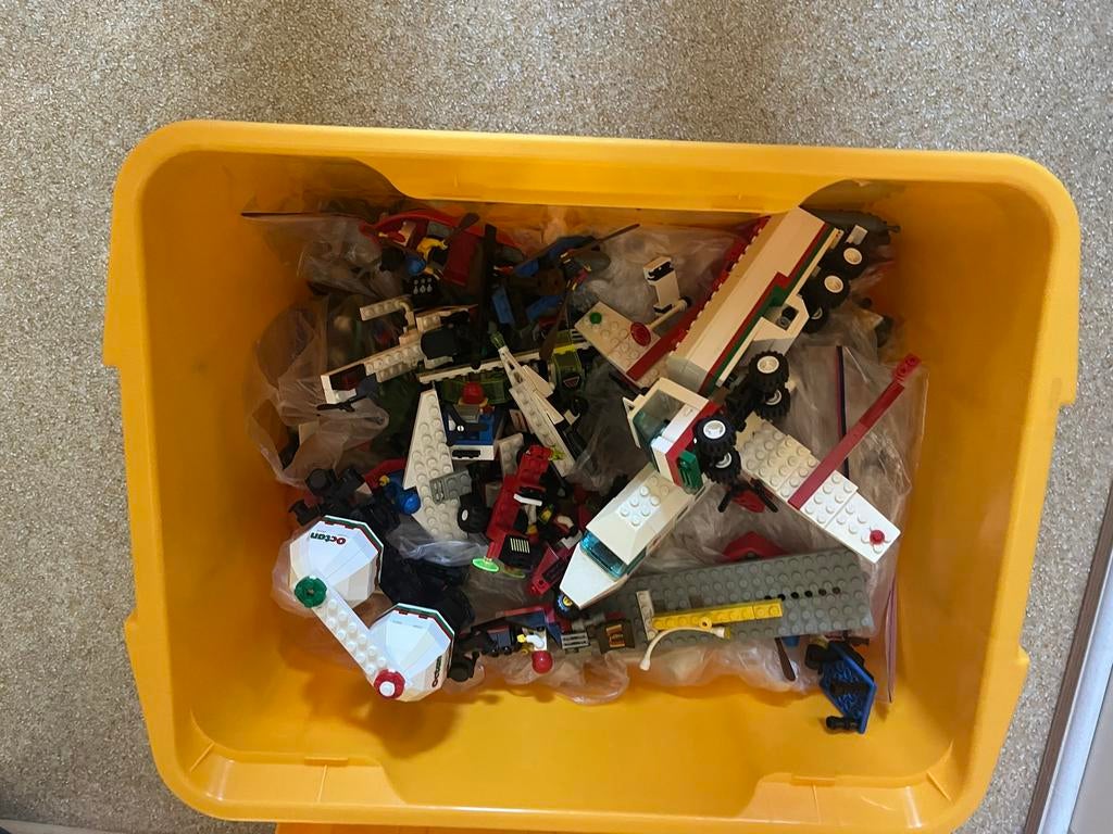 LEGO Kist met diverse sets, Ophalen, Gebruikt, Losse stenen, Lego