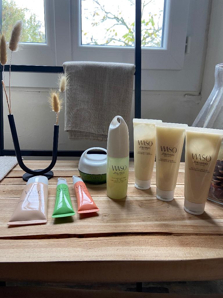Shiseido Ginza Tokyo Waso producten zgan, Ophalen of Verzenden, Zo goed als nieuw, Gehele gezicht, Verzorging