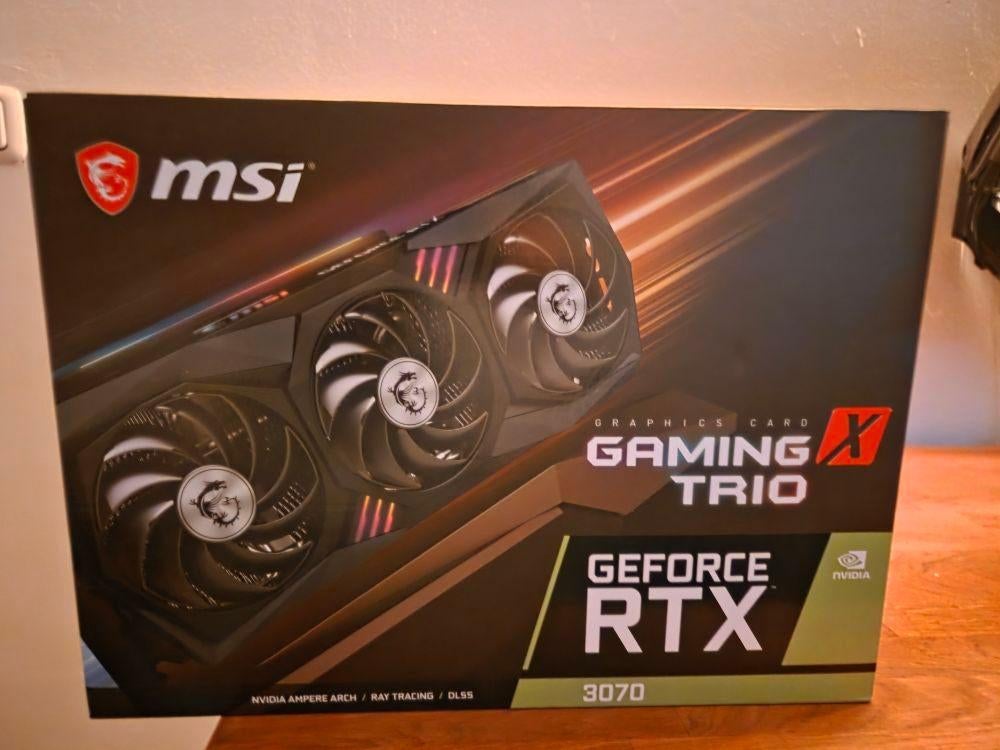 MSI GeForce RTX 3070 Gaming X Trio (8GB), Gebruikt, GDDR6, PCI-Express 4, Ophalen of Verzenden