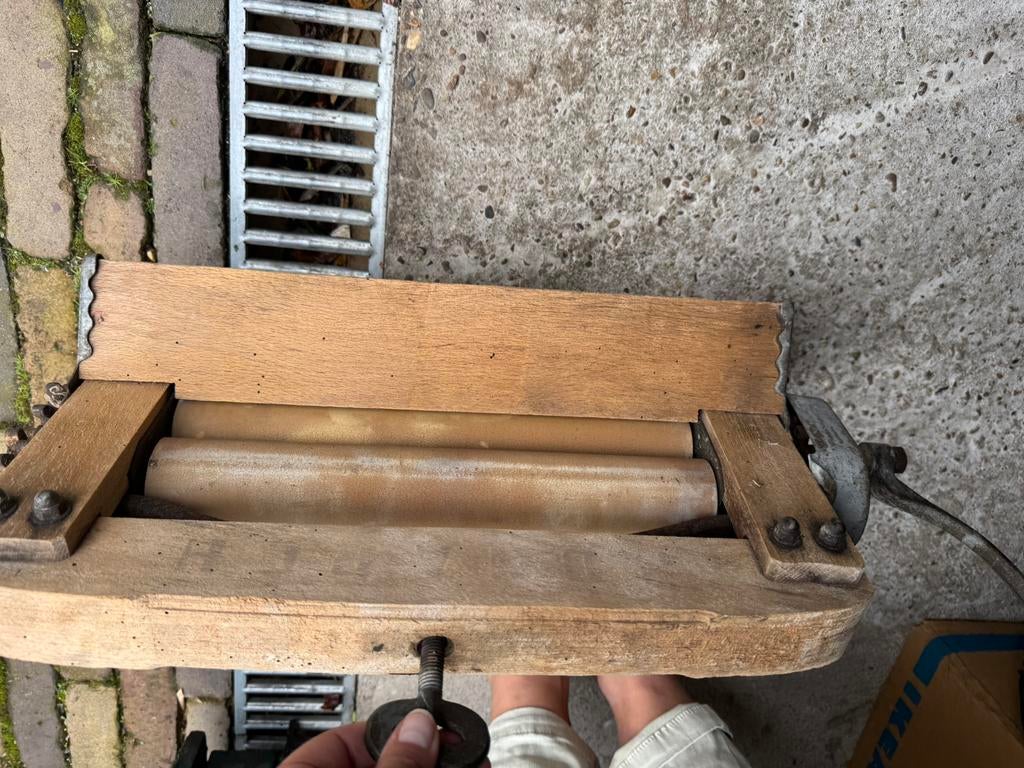 Oude houten mangel, Ophalen of Verzenden