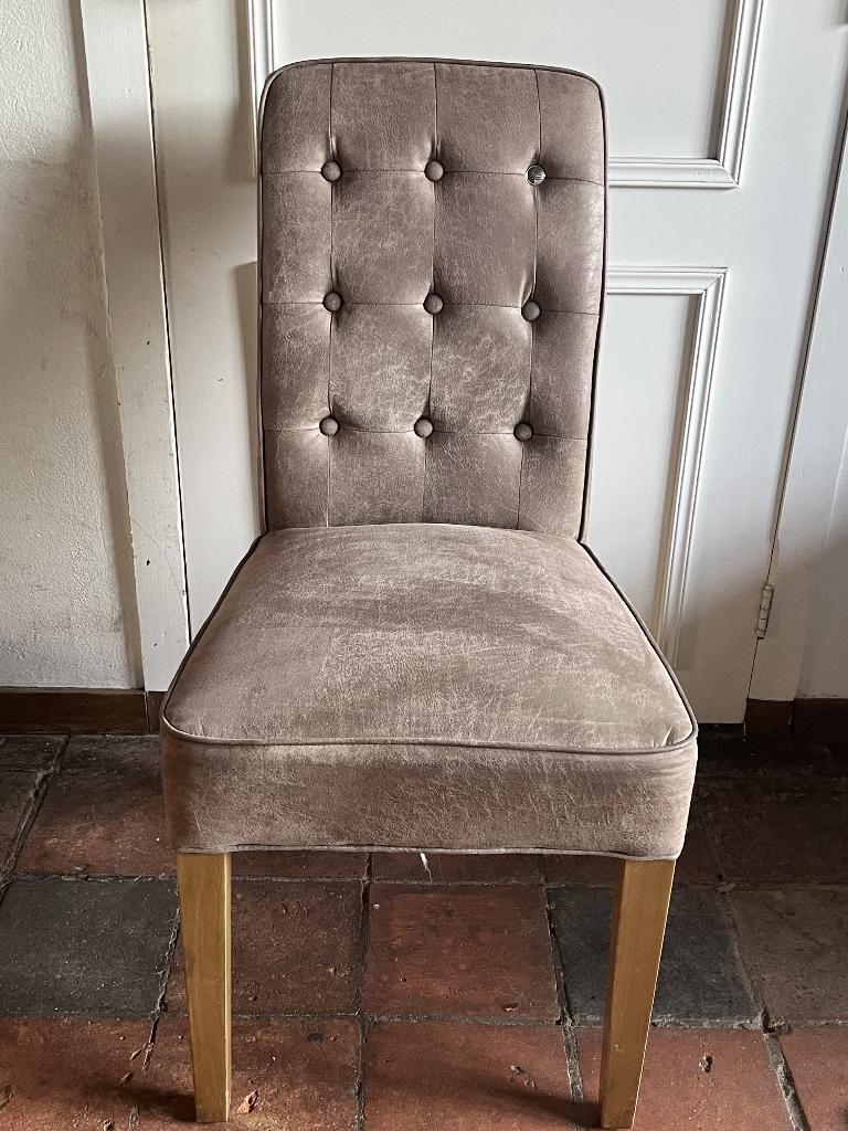 Riviera Maison stoel Cape Breton Pellini Coffee, Huis en Inrichting, Stoelen, Zo goed als nieuw, Eén, Overige materialen, Ophalen