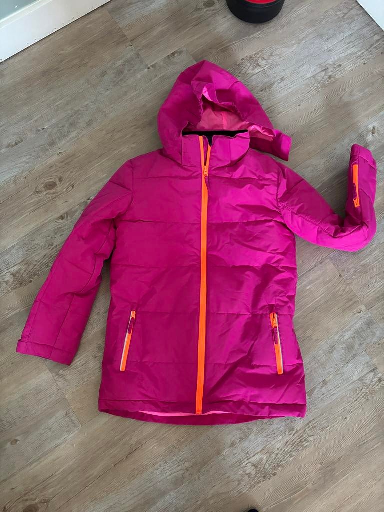 Roze Ski Jas - Maat 146/152 - Zo Goed Als Nieuw, Ophalen of Verzenden, Zo goed als nieuw, Meisje, Jas