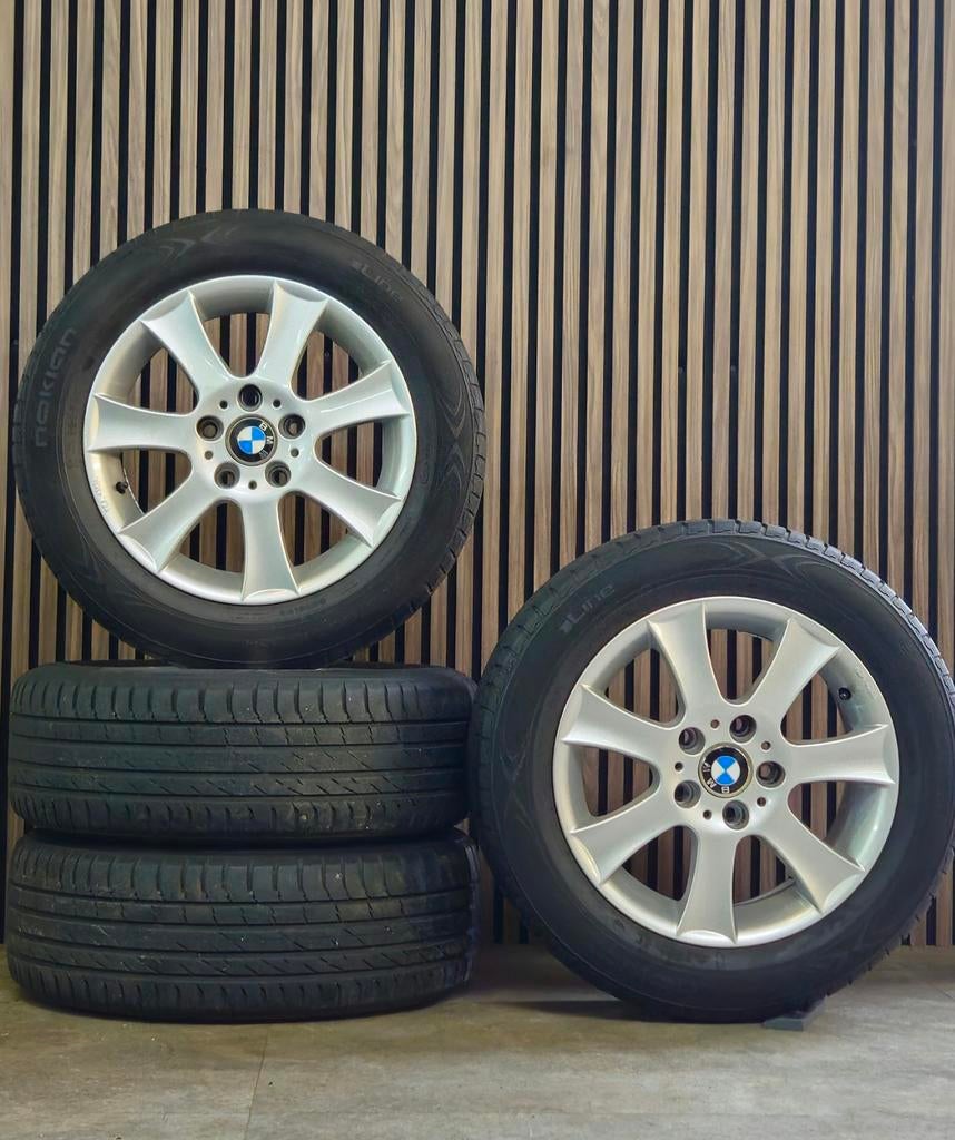 Nette 16" BMW velgen+Goede Zomerbanden 5x120 1 serie 3 serie, Auto-onderdelen, Banden en Velgen, Ophalen, Gebruikt, 16 inch, .
