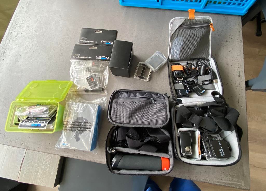 GoPro Go Pro Hero 3+ zeer compleet!, Audio, Tv en Foto, Actiecamera's, Zo goed als nieuw, GoPro, Ophalen of Verzenden