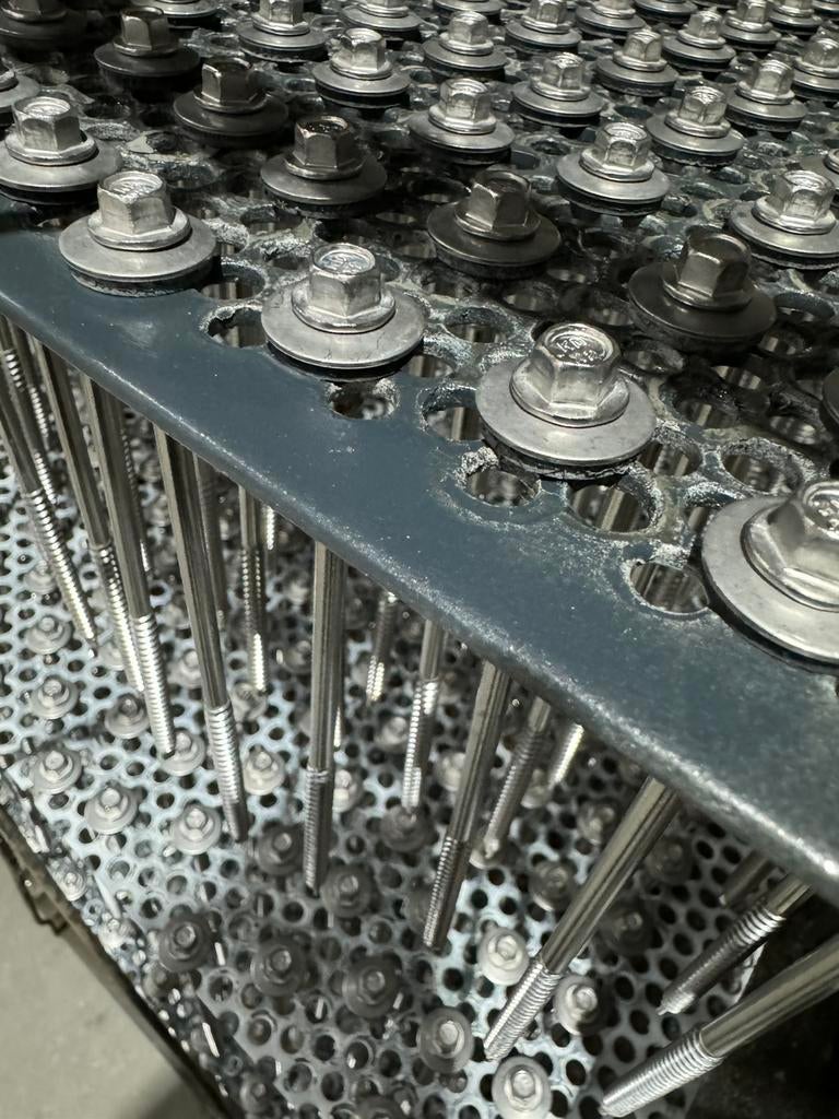 Kleurkopschroeven voor damwandbeplating., Doe-het-zelf en Verbouw, Ophalen of Verzenden, Nieuw, Minder dan 50 mm, Schroeven