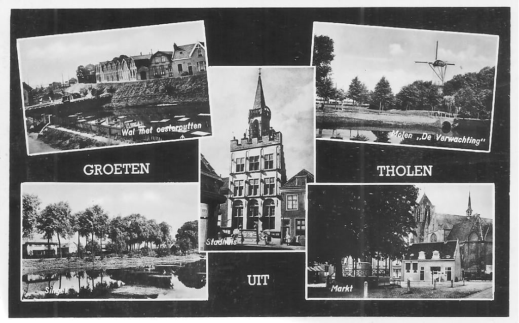 Groeten uit Tholen., Ophalen of Verzenden, 1960 tot 1980, Ongelopen, Zeeland