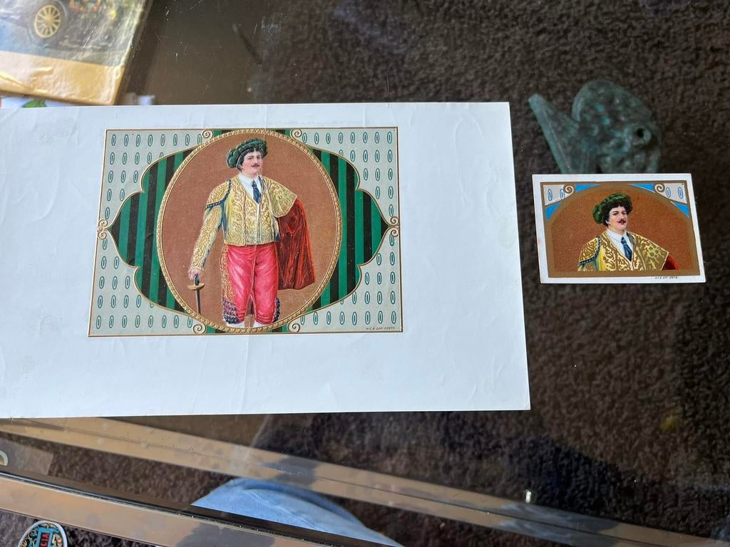 Vintage sigaren kist etiketten, Ophalen of Verzenden, Gebruikt, Sigarenbandjes