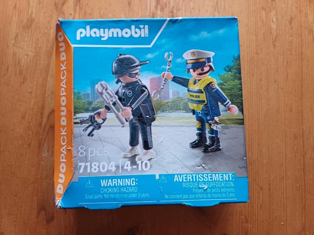 Playmobil Agent met inbreker nr 71804 (nieuw), Ophalen of Verzenden, Nieuw, Complete set