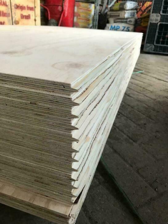 Underlayment Platen 18mm | Dakplaat | Vloerplaat | 122x244cm, Ophalen, Nieuw, Multiplex, Minder dan 20 mm