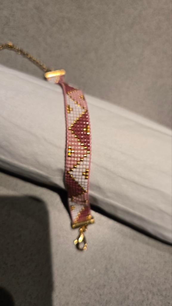 Handgemaakte armband bracelet, Ophalen of Verzenden, Nieuw, Overige merken