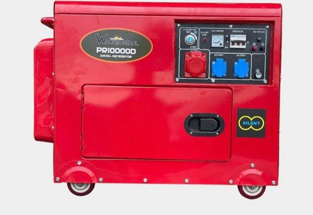 Walter stahl PR10000D diesel generator - aggregaat 6KW nieuw, Doe-het-zelf en Verbouw, Aggregaten, Zo goed als nieuw, Dieselolie
