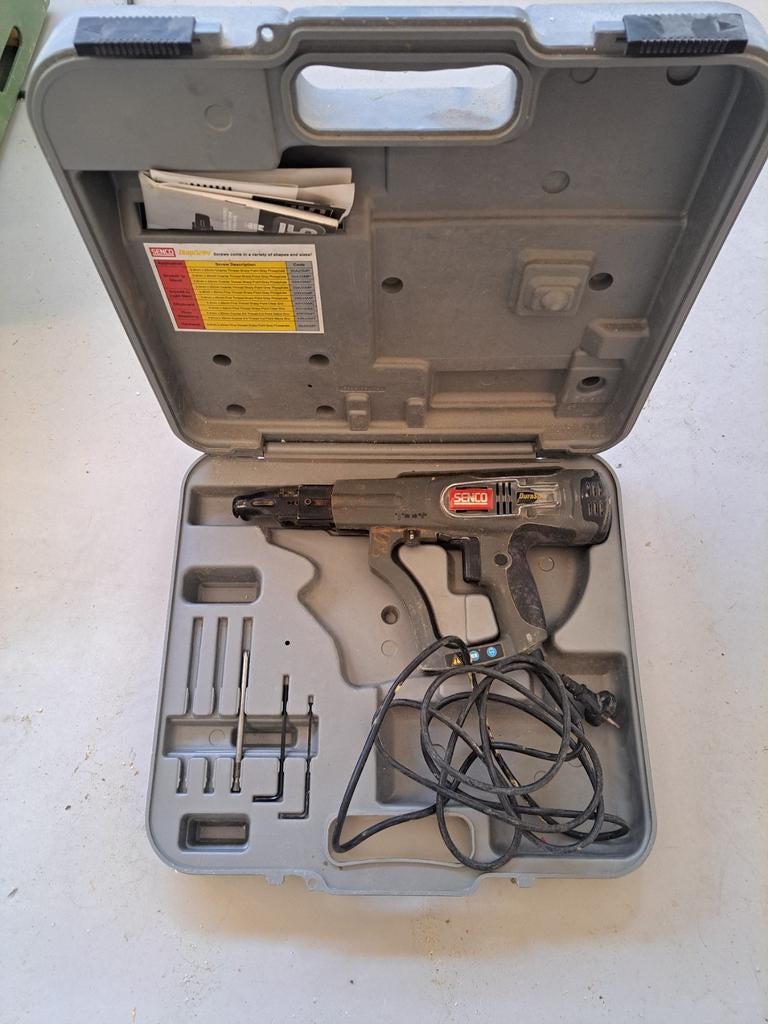 Senco duraspin ds200- ac schroefmachine, Ophalen of Verzenden, Minder dan 400 watt, Boor- en Schroefmachine