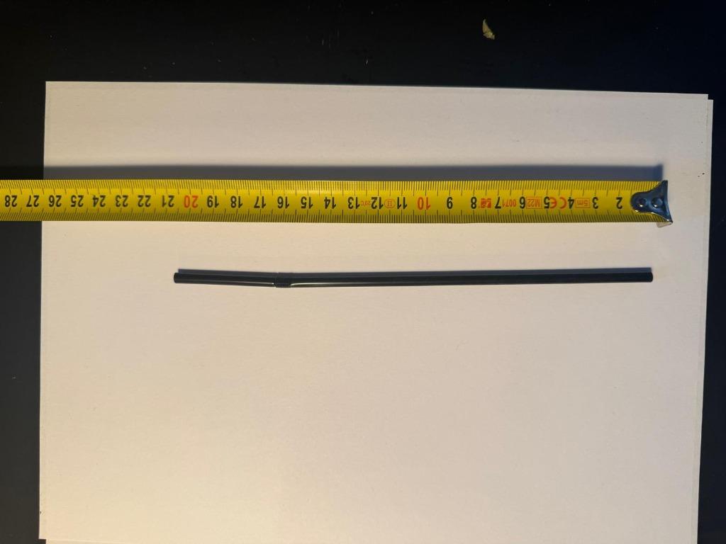 Plastic rietjes zwart 21cm buigbaar 10.000 voor € 100,-, Ophalen of Verzenden